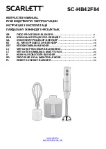 Preview for 1 page of Scarlett SC-HB42F84 Instruction Manual