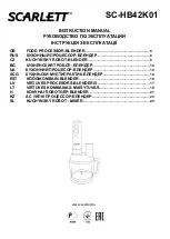 Scarlett SC-HB42K01 Instruction Manual preview