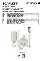 Scarlett SC-HB42M41 Instruction Manual preview