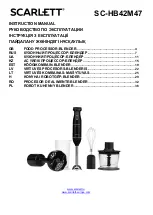 Scarlett SC-HB42M47 Instruction Manual preview