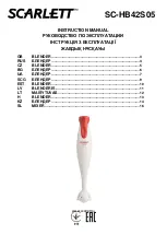 Scarlett SC-HB42S05 Instruction Manual preview