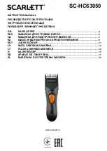 Preview for 1 page of Scarlett SC-HC63050 Instruction Manual