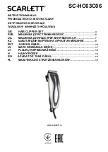 Scarlett SC-HC63C06 Instruction Manual preview