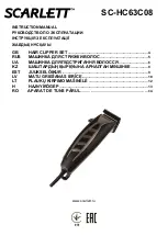 Preview for 2 page of Scarlett SC-HC63C08 Instruction Manual