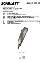 Предварительный просмотр 1 страницы Scarlett SC-HC63C09 Instruction Manual