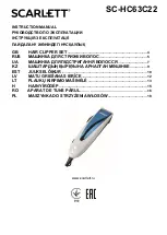 Scarlett SC-HC63C22 Instruction Manual preview