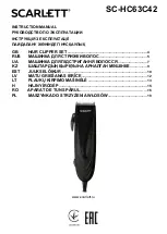 Scarlett SC-HC63C42 Instruction Manual preview