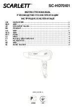 Scarlett SC-HD70I01 Instruction Manual preview