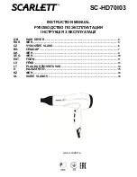 Scarlett SC-HD70I03 Instruction Manual preview