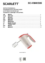 Scarlett SC-HM40S06 Instruction Manual preview