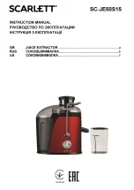 Предварительный просмотр 1 страницы Scarlett SC-JE50S15 Instruction Manual