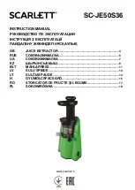 Scarlett SC-JE50S36 Instruction Manual предпросмотр