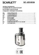 Scarlett SC-JE50S38 Instruction Manual preview