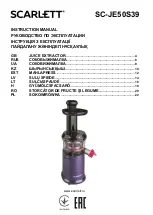 Scarlett SC-JE50S39 Instruction Manual preview