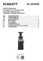 Scarlett SC-JE50S46 Instruction Manual preview