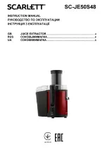 Предварительный просмотр 1 страницы Scarlett SC-JE50S48 Instruction Manual