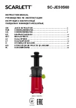 Scarlett SC-JE50S60 Instruction Manual preview