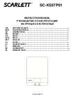 Предварительный просмотр 1 страницы Scarlett SC-KS57P01 Instruction Manual