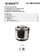 Preview for 1 page of Scarlett SC-MC410S09 Instruction Manual