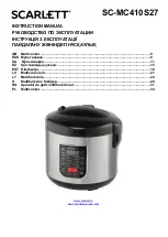 Предварительный просмотр 1 страницы Scarlett SC-MC410S27 Instruction Manual