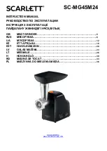 Preview for 1 page of Scarlett SC-MG45M24 Instruction Manual