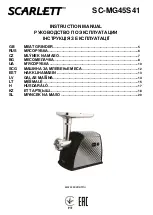 Preview for 1 page of Scarlett SC-MG45S41 Instruction Manual