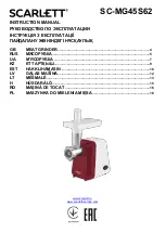 Preview for 1 page of Scarlett SC-MG45S62 Instruction Manual