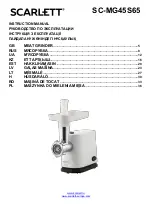 Preview for 1 page of Scarlett SC-MG45S65 Instruction Manual