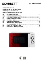 Preview for 1 page of Scarlett SC-MW9020S04M Instruction Manual