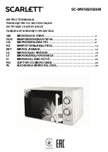 Preview for 1 page of Scarlett SC-MW9020S06M Instruction Manual