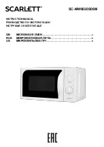 Preview for 1 page of Scarlett SC-MW9020S08M Instruction Manual