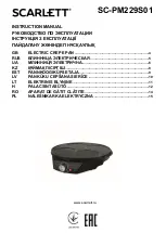 Preview for 1 page of Scarlett SC-PM229S01 Instruction Manual