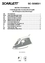 Preview for 1 page of Scarlett SC-SI30E01 Instruction Manual