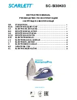 Scarlett SC-SI30K02 Instruction Manual preview