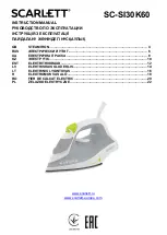 Предварительный просмотр 1 страницы Scarlett SC-SI30K60 Instruction Manual