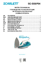 Scarlett SC-SI30P04 Instruction Manual preview