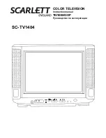 Scarlett SC-TV1404 Instruction Manual preview