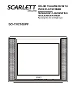 Preview for 1 page of Scarlett SC-TV2108PF Instruction Manual