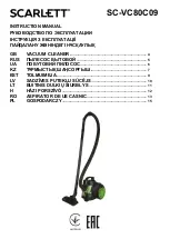 Preview for 1 page of Scarlett SC-VC80C09 Instruction Manual