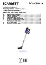 Scarlett SC-VC80H19 Instruction Manual preview