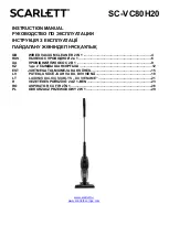 Preview for 1 page of Scarlett SC-VC80H20 Instruction Manual