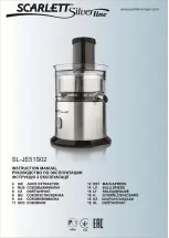 Scarlett Silver line SL-JE51S02 Instruction Manual preview