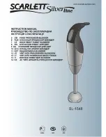 Scarlett SL-1548 Instruction Manual preview