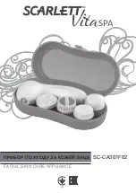 Предварительный просмотр 1 страницы Scarlett Vita SPA SC-CA301F02 Instruction Manual