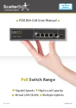 Предварительный просмотр 1 страницы ScatterBox POE Series User Manual