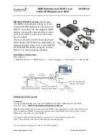 Предварительный просмотр 1 страницы ScatterBox XHDM130 Manual