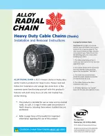 SCC Alloy Radial Chain Installation And Removal Instructions preview