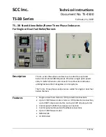 Preview for 1 page of SCC TS-3B Series Technical Instructions