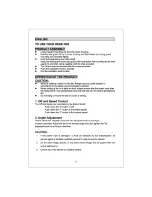 Preview for 6 page of SCE 6959801 FT-23EII Instruction Manual