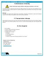 Preview for 16 page of SCE ENVIRO-THERM SCE-AC3400B120V User Manual